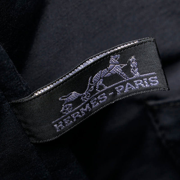 エルメス エールライン カバス ハンドバッグ トートバッグ グレー キャンバス レディース HERMES 【中古】