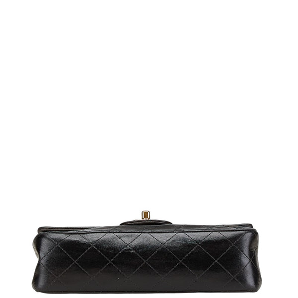 シャネル マトラッセ23 ダブルフラップ ココマーク チェーン ショルダーバッグ ブラック ラムスキン レディース CHANEL 【中古】