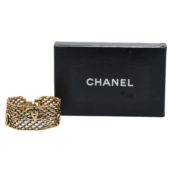 シャネル ヴィンテージ ココマーク ブレスレット ゴールド メッキ レディース CHANEL 【中古】