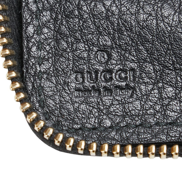 グッチ インターロッキングG ソーホー 長財布 336286 ブラック レザー レディース GUCCI 【中古】