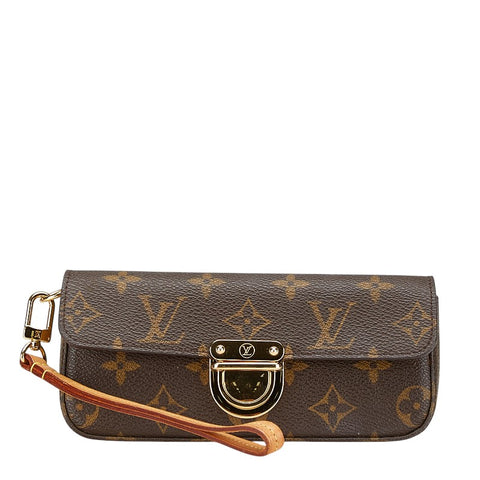 ルイ ヴィトン モノグラム ポシェット ラグーン メガネ サングラスケース M60008 ブラウン PVC レザー レディース LOUIS VUITTON 【中古】