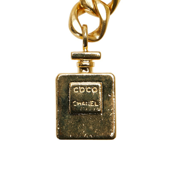 シャネル ロゴ 香水 パフューム チェーンベルト ゴールド メッキ レディース CHANEL 【中古】