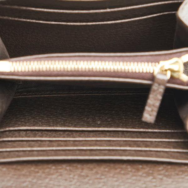 グッチ GGスプリーム ブロンディ ミディアム チェーンウォレット ショルダーバッグ 725219 ブラウン PVC レザー レディース GUCCI 【中古】