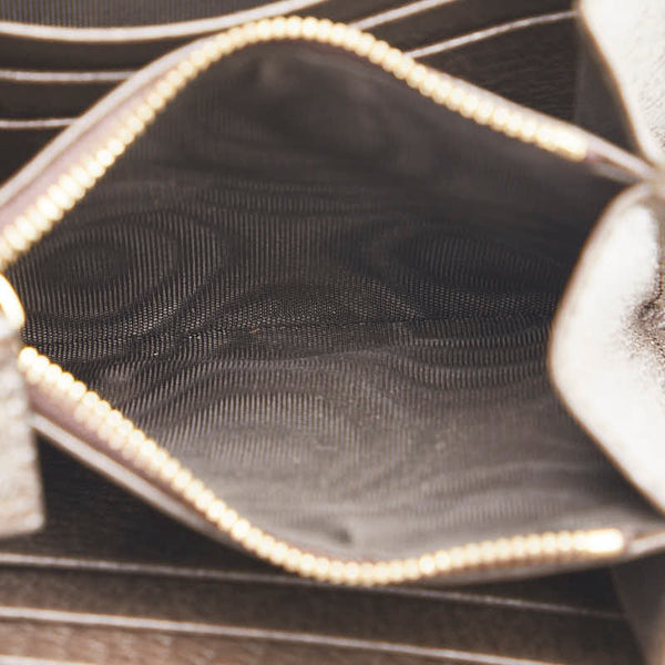 グッチ GGスプリーム ブロンディ ミディアム チェーンウォレット ショルダーバッグ 725219 ブラウン PVC レザー レディース GUCCI 【中古】