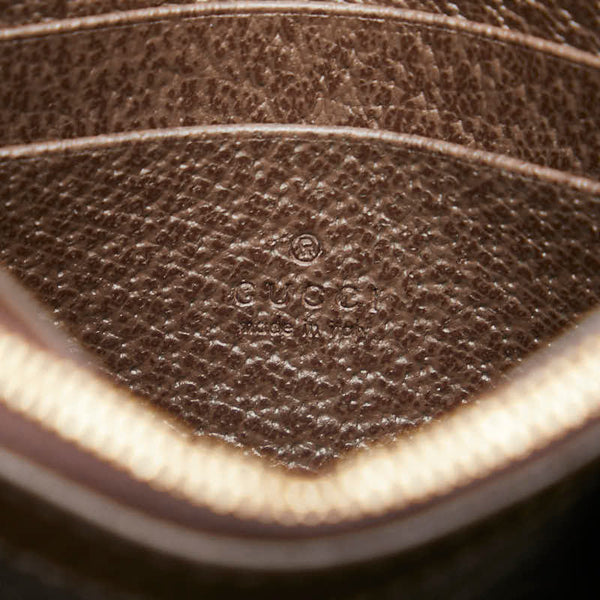 グッチ GGスプリーム ブロンディ ミディアム チェーンウォレット ショルダーバッグ 725219 ブラウン PVC レザー レディース GUCCI 【中古】