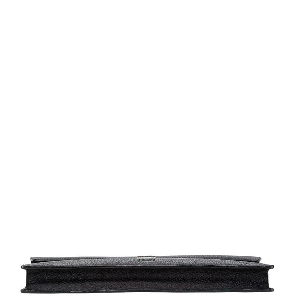 ロエベ アナグラム ブリーフケース ブラック レザー レディース LOEWE 【中古】