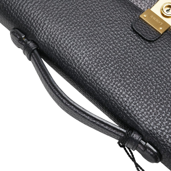 ロエベ アナグラム ブリーフケース ブラック レザー レディース LOEWE 【中古】