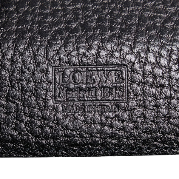 ロエベ アナグラム ブリーフケース ブラック レザー レディース LOEWE 【中古】