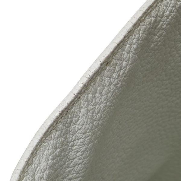 エルメス ピコタンPM ハンドバッグ ホワイト レッド トゴ レディース HERMES 【中古】