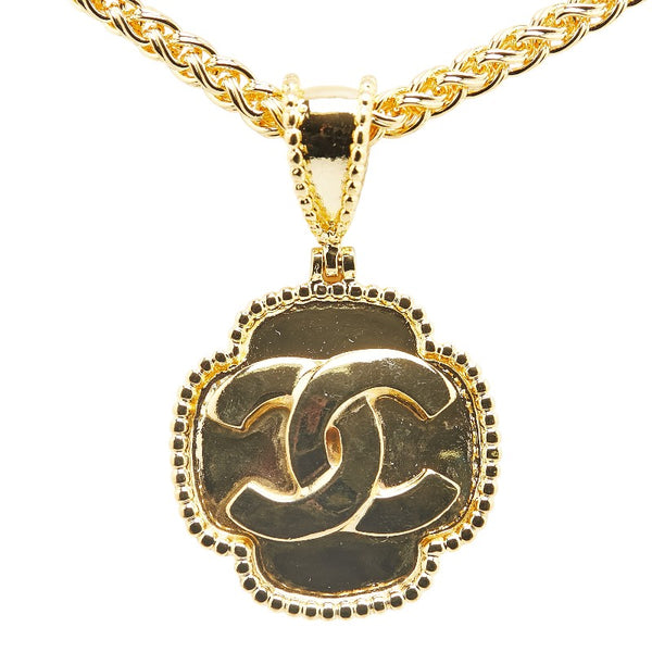 シャネル ヴィンテージ ココマーク チェーン ネックレス ゴールド メッキ レディース CHANEL 【中古】