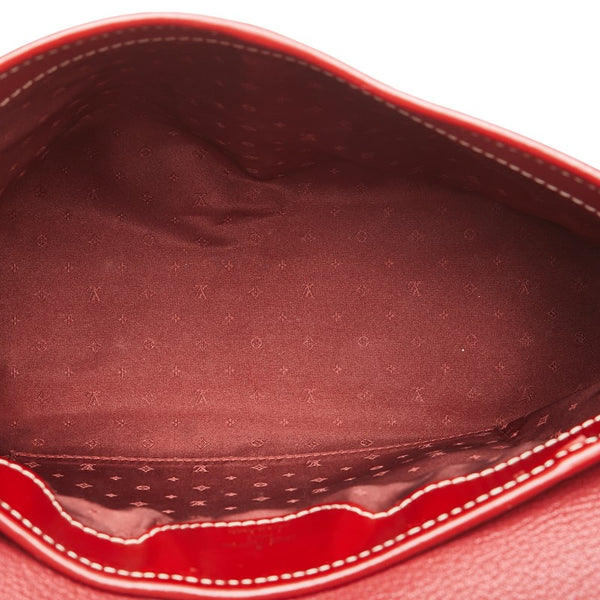 ルイ ヴィトン スハリ レセンシアル ハンドバッグ ワンショルダーバッグ M95846 レッド レザー レディース LOUIS VUITTON 【中古】