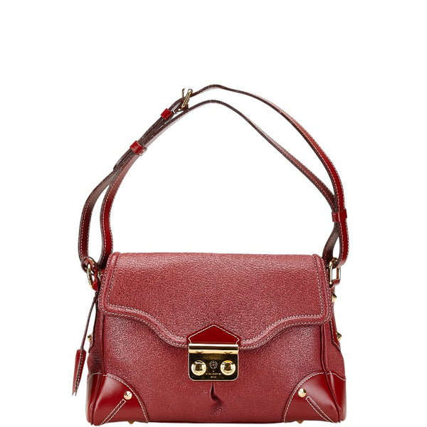 ルイ ヴィトン スハリ レセンシアル ハンドバッグ ワンショルダーバッグ M95846 レッド レザー レディース LOUIS VUITTON 【中古】