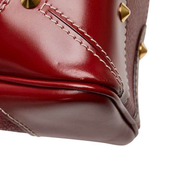 ルイ ヴィトン スハリ レセンシアル ハンドバッグ ワンショルダーバッグ M95846 レッド レザー レディース LOUIS VUITTON 【中古】