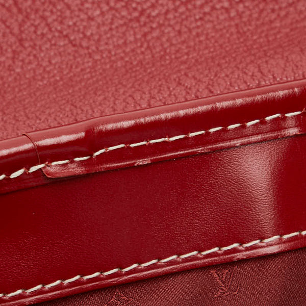 ルイ ヴィトン スハリ レセンシアル ハンドバッグ ワンショルダーバッグ M95846 レッド レザー レディース LOUIS VUITTON 【中古】