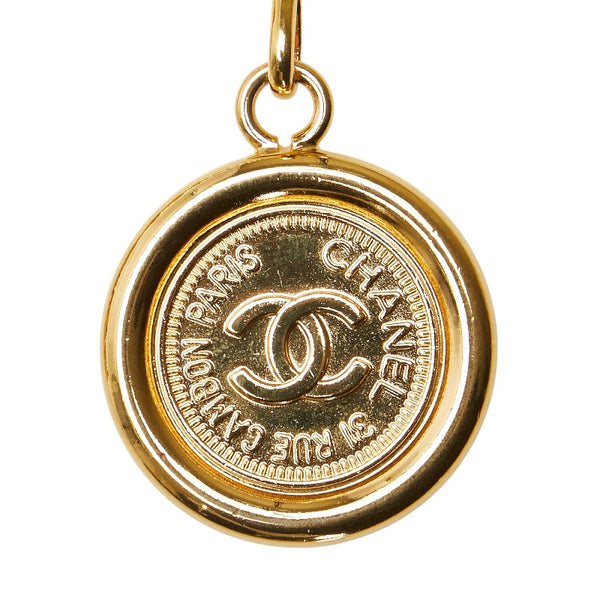 シャネル ココマーク 31 RUE CAMBON PARIS メダル モチーフ チェーン ベルト ゴールド メッキ レディース CHANEL 【中古】