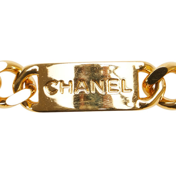シャネル ココマーク 31 RUE CAMBON PARIS メダル モチーフ チェーン ベルト ゴールド メッキ レディース CHANEL 【中古】