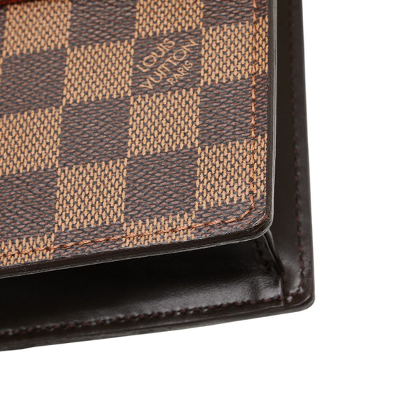 ルイ ヴィトン ダミエ ポートベロー 斜め掛け ショルダーバッグ N45271 ブラウン PVC レザー レディース LOUIS VUITTON 【中古】