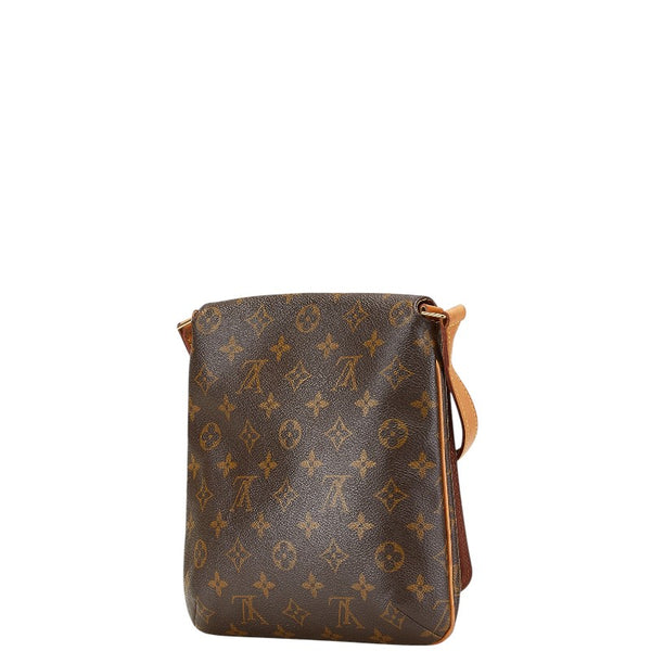 ルイ ヴィトン モノグラム ミュゼットサルサ ショート ショルダーバッグ M51258 ブラウン PVC レザー レディース LOUIS VUITTON 【中古】