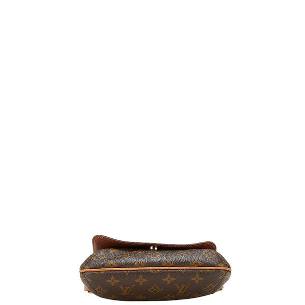 ルイ ヴィトン モノグラム ミュゼットサルサ ショート ショルダーバッグ M51258 ブラウン PVC レザー レディース LOUIS VUITTON 【中古】