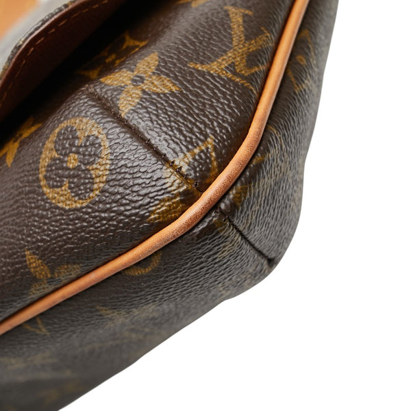 ルイ ヴィトン モノグラム ミュゼットサルサ ショート ショルダーバッグ M51258 ブラウン PVC レザー レディース LOUIS VUITTON 【中古】