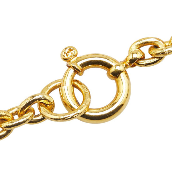 シャネル ヴィンテージ ココマーク ネックレス ゴールド メッキ レディース CHANEL 【中古】