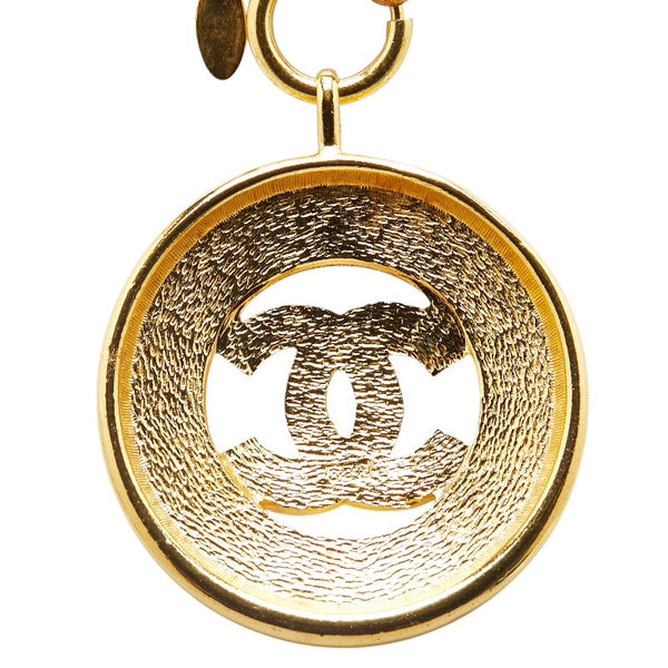 シャネル ヴィンテージ ココマーク ネックレス ゴールド メッキ レディース CHANEL 【中古】