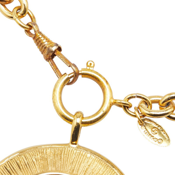 シャネル ヴィンテージ ココマーク ネックレス ゴールド メッキ レディース CHANEL 【中古】