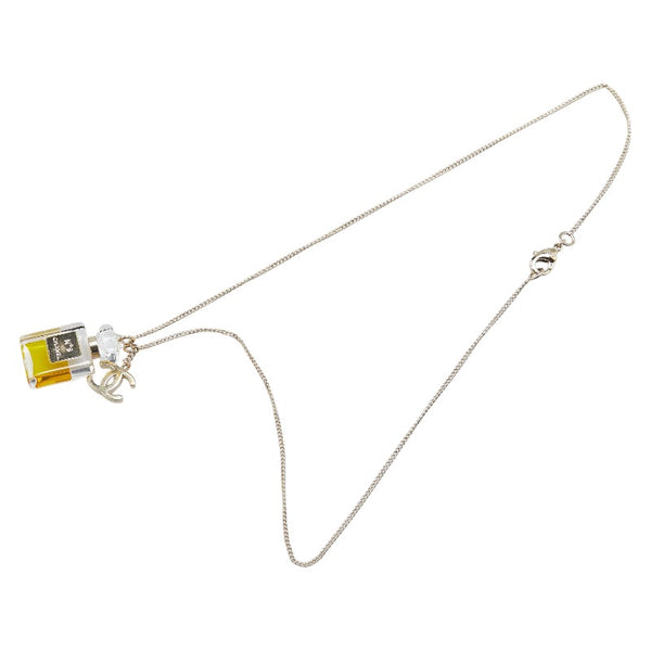 シャネル ココマーク 香水 パフューム No.5 ボトル モチーフ ネックレス ゴールド メッキ レディース CHANEL 【中古】