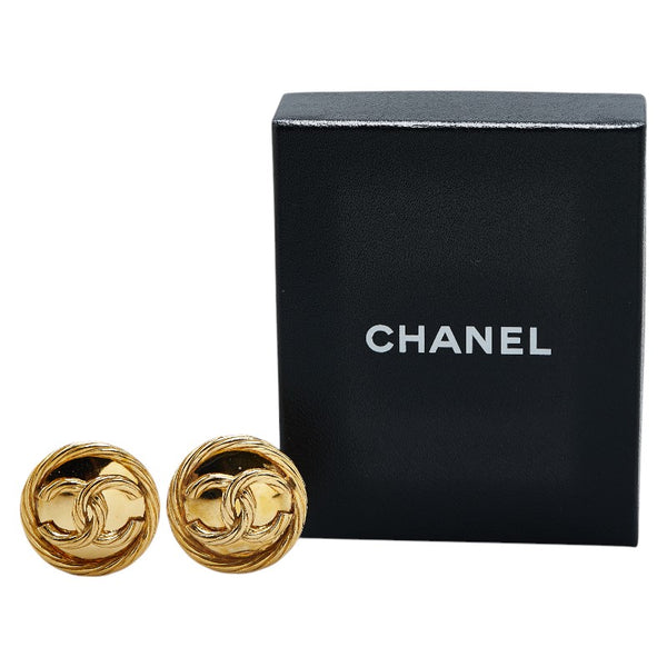 シャネル ヴィンテージ ココマーク イヤリング ゴールド メッキ レディース CHANEL 【中古】
