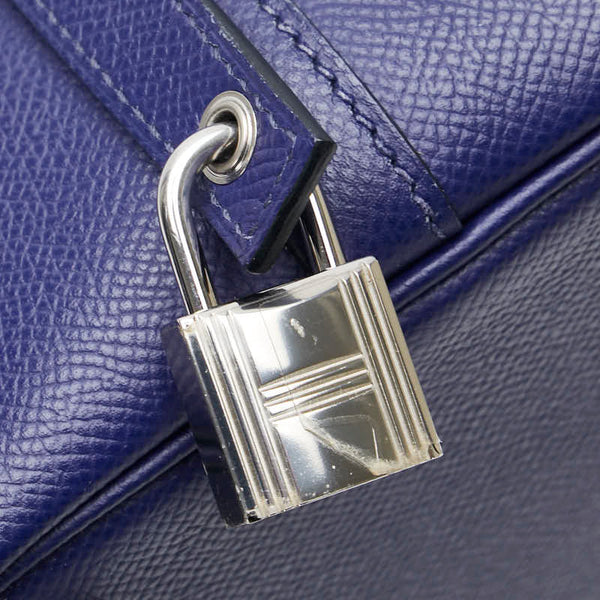 エルメス ピコタンロックPM トレサージュ ハンドバッグ ブルー系 ヴォーエプソン レディース HERMES 【中古】