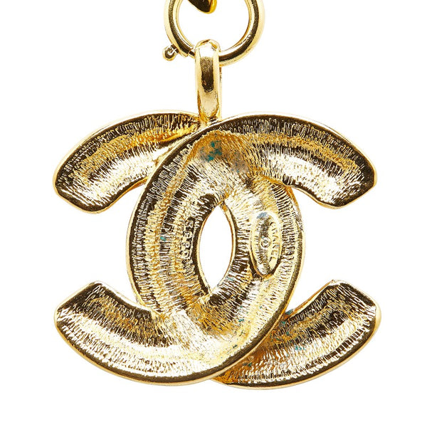 シャネル マトラッセ ココマーク ネックレス ゴールド メッキ レディース CHANEL 【中古】