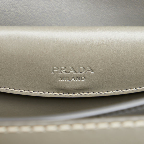 プラダ ハンドバッグ ショルダーバッグ 2WAY グレー マルチカラー レザー レディース PRADA 【中古】