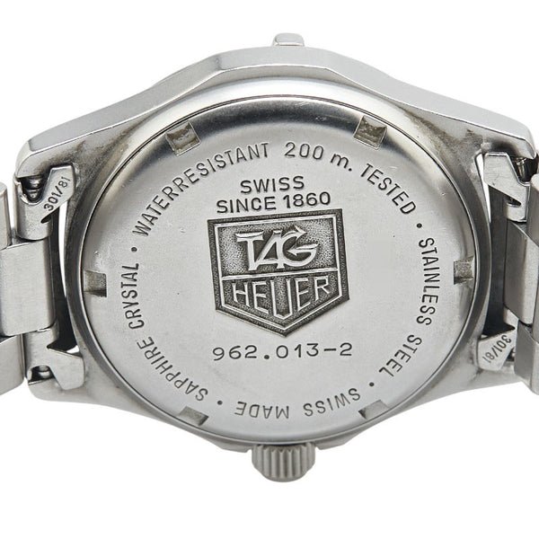 タグホイヤー プロフェッショナル 200M 腕時計 962.013-2 クオーツ ブラック文字盤 ステンレススチール メンズ TAG HEUER 【中古】