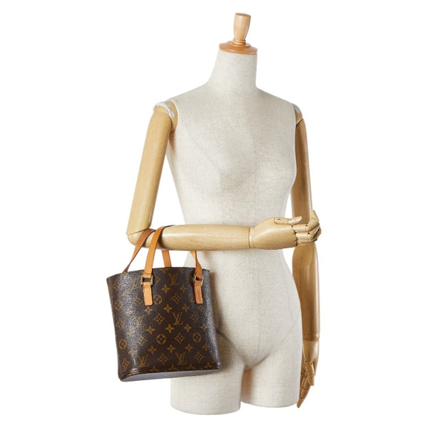 ルイ ヴィトン モノグラム ヴァヴァンPM  ハンドバッグ M51172 ブラウン PVC レザー レディース LOUIS VUITTON 【中古】