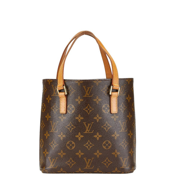 ルイ ヴィトン モノグラム ヴァヴァンPM  ハンドバッグ M51172 ブラウン PVC レザー レディース LOUIS VUITTON 【中古】