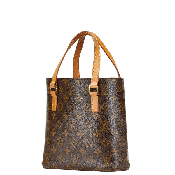 ルイ ヴィトン モノグラム ヴァヴァンPM  ハンドバッグ M51172 ブラウン PVC レザー レディース LOUIS VUITTON 【中古】