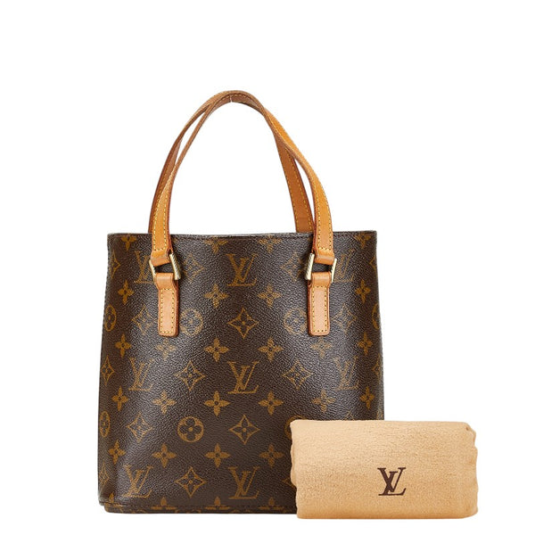 ルイ ヴィトン モノグラム ヴァヴァンPM  ハンドバッグ M51172 ブラウン PVC レザー レディース LOUIS VUITTON 【中古】