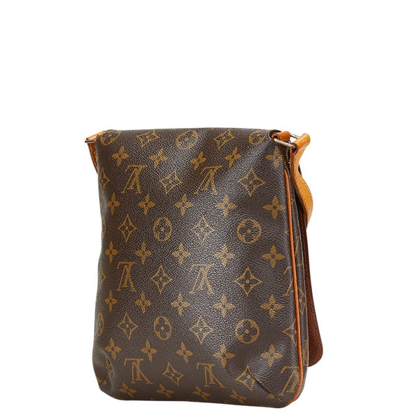 ルイ ヴィトン モノグラム ミュゼットサルサ ロング ショルダーバッグ M51387 ブラウン PVC レザー レディース LOUIS VUITTON 【中古】