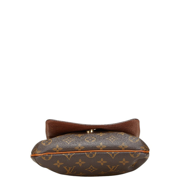 ルイ ヴィトン モノグラム ミュゼットサルサ ロング ショルダーバッグ M51387 ブラウン PVC レザー レディース LOUIS VUITTON 【中古】