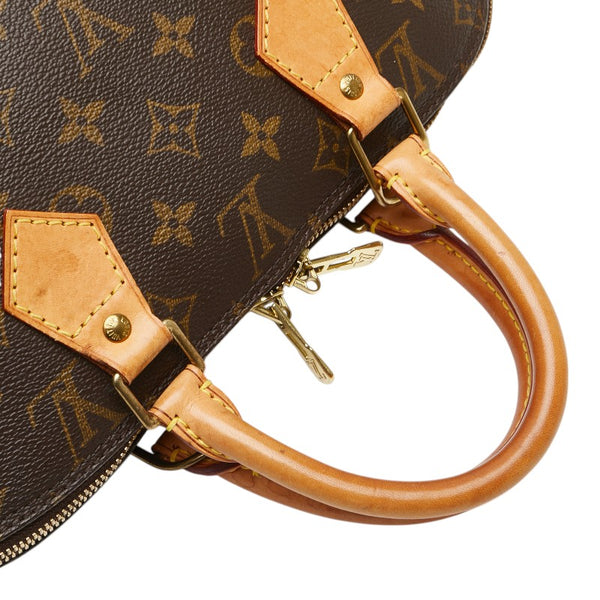 ルイ ヴィトン モノグラム アルマ ハンドバッグ M51130 ブラウン PVC レザー レディース LOUIS VUITTON 【中古】