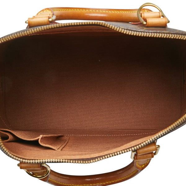 ルイ ヴィトン モノグラム アルマ ハンドバッグ M51130 ブラウン PVC レザー レディース LOUIS VUITTON 【中古】