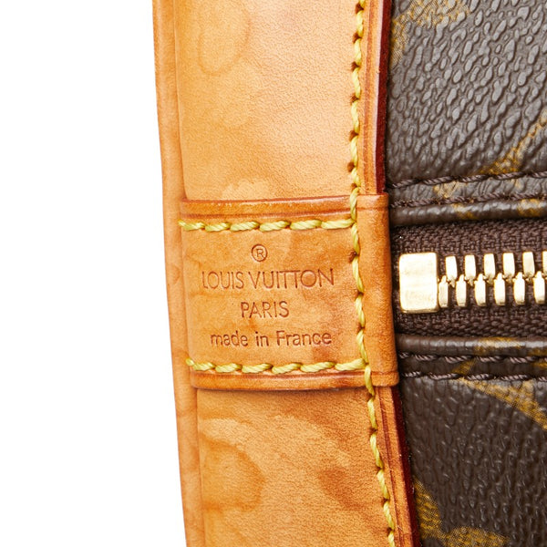 ルイ ヴィトン モノグラム アルマ ハンドバッグ M51130 ブラウン PVC レザー レディース LOUIS VUITTON 【中古】