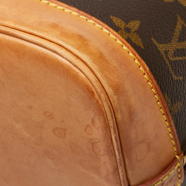 ルイ ヴィトン モノグラム アルマ ハンドバッグ M51130 ブラウン PVC レザー レディース LOUIS VUITTON 【中古】