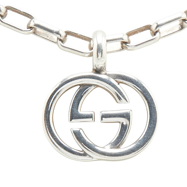 グッチ インターロッキングＧ ネックレス SV925 シルバー メンズ GUCCI 【中古】