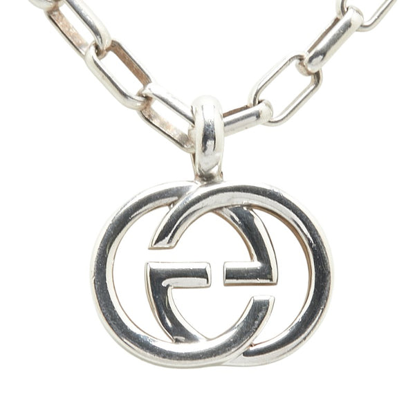 グッチ インターロッキングＧ ネックレス SV925 シルバー メンズ GUCCI 【中古】