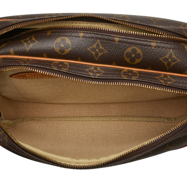 ルイ ヴィトン モノグラム  リポーターPM 斜め掛け ショルダーバッグ  M45254 ブラウン PVC レザー レディース LOUIS VUITTON 【中古】