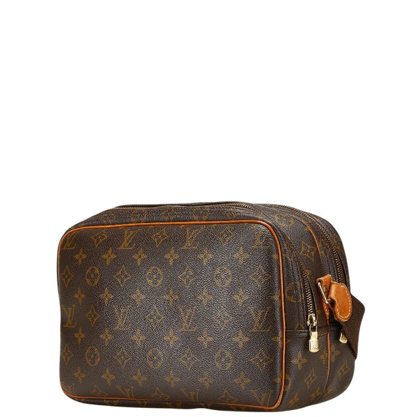 ルイ ヴィトン モノグラム  リポーターPM 斜め掛け ショルダーバッグ  M45254 ブラウン PVC レザー レディース LOUIS VUITTON 【中古】
