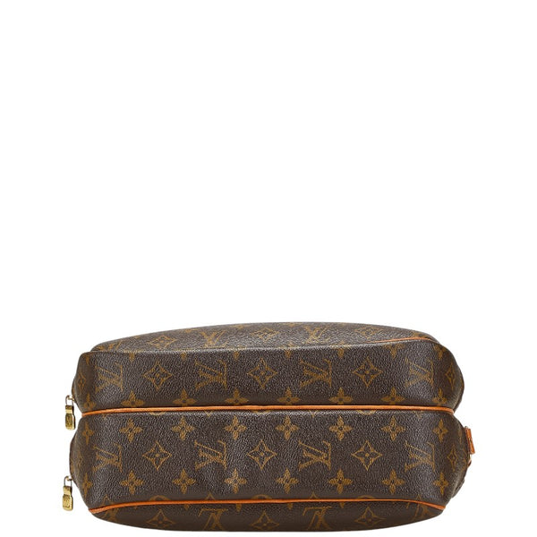 ルイ ヴィトン モノグラム  リポーターPM 斜め掛け ショルダーバッグ  M45254 ブラウン PVC レザー レディース LOUIS VUITTON 【中古】