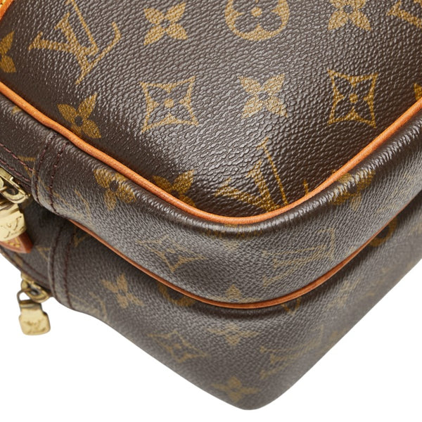 ルイ ヴィトン モノグラム  リポーターPM 斜め掛け ショルダーバッグ  M45254 ブラウン PVC レザー レディース LOUIS VUITTON 【中古】