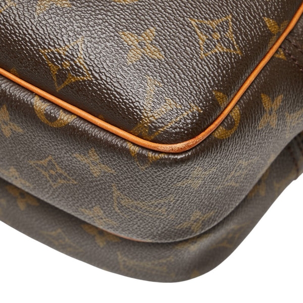 ルイ ヴィトン モノグラム  リポーターPM 斜め掛け ショルダーバッグ  M45254 ブラウン PVC レザー レディース LOUIS VUITTON 【中古】